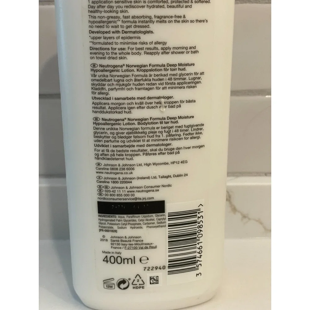 Neutrogena deep moisture